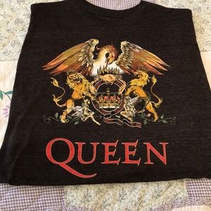 Dark heathered grey Queen t-shirt